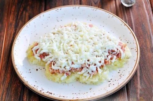 Салат Собачка с копченой курицей и грибами? 02