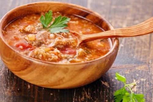Харчо с курицей.