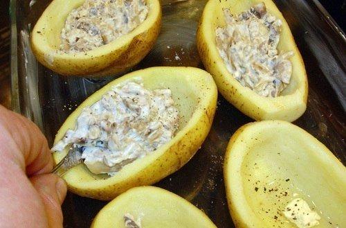 Жульен в картофеле. 07