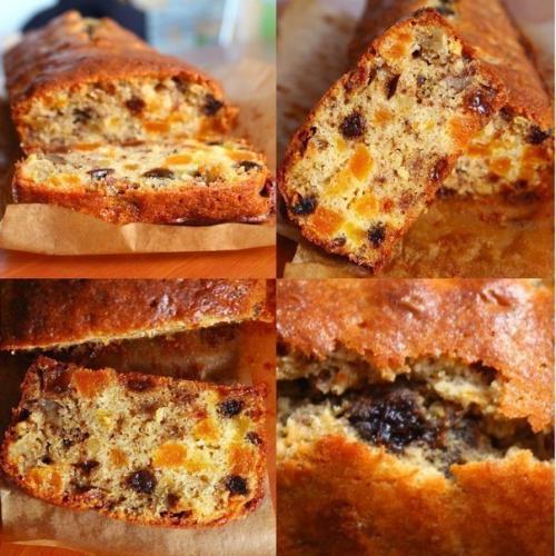 Кекс с сухофруктами.