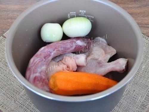 Заливное из курицы. 02