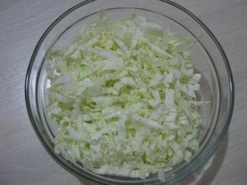 Салат Новогодний.  Салат с мандаринами превосходно подходит к праздничному столу. 01