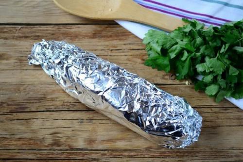 Запеченная скумбрия с орехово - сырной начинкой. 06