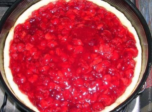 Вишневый тaрт.  Ингредиенты: 07