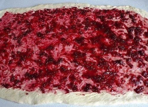 Клюквенные веночки.  Ингредиенты: 05