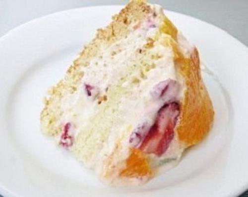 Фруктовый торт.  Состав: 03