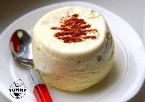 Творожно - фруктовое суфле к завтраку за 5 минут.