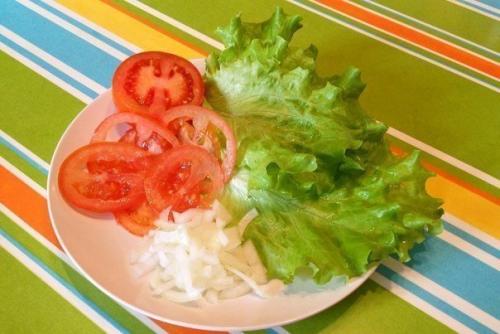 Классический чизбургер.  Ингредиенты: 01