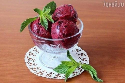 Фруктовое мороженое.  Ингредиенты: 07