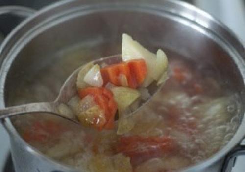 Сырный суп (с плавленным сырком) с курицей. 04