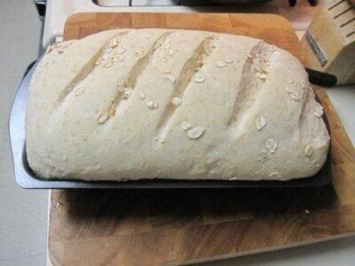 Овсяный очень вкусный хлеб. 08