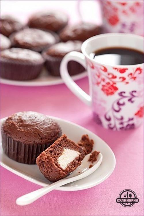Шоколадно - творожные кексы. 01