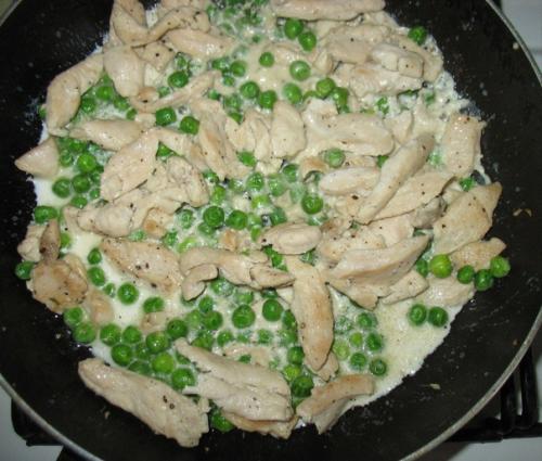 Паста с куриным Филе и зеленым горошком: правильное и вкусное блюдо!