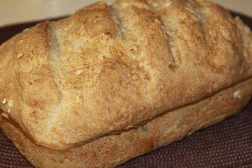 Овсяный очень вкусный хлеб.

