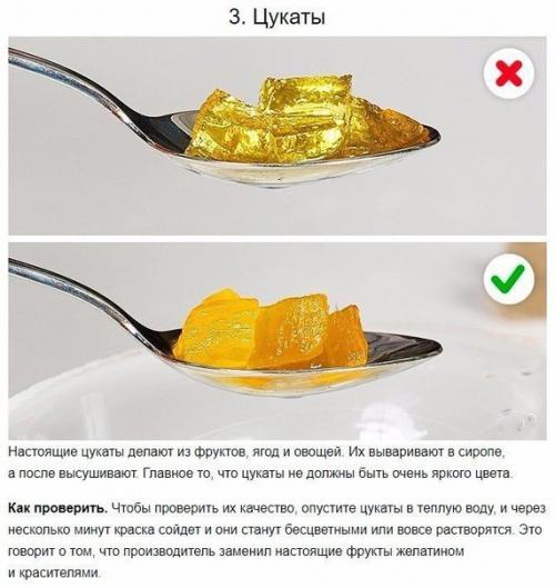 Полезная шпаргалка. Kaк отличить качественную еду от вредной для здоровья? 02