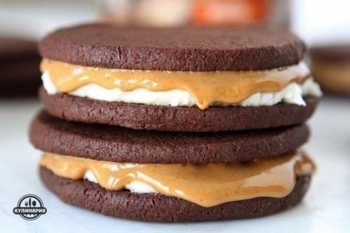 Домашний Choco Pieс арахисовым маслом.