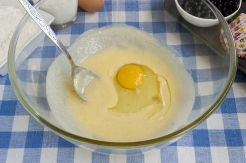 Маффины с черникой. 04