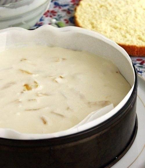 Торт с ананасами. Торт с нежнейшим творожным кремом и ананасами.