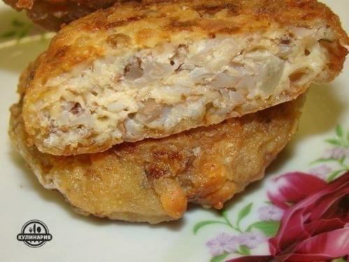 Котлеты гречневые.  Ингредиенты: