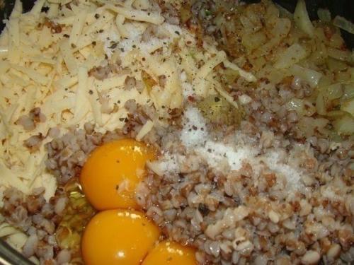 Котлеты гречневые.  Ингредиенты: 01