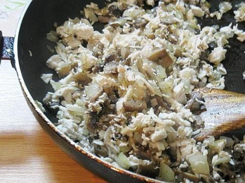 Жюльен с курицей и грибами. 01