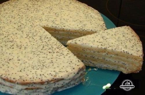 Сметанный торт.  Ингредиенты: