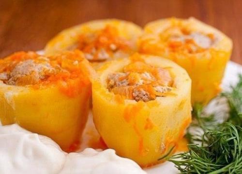 Потрясающая фаршированная картошечка?