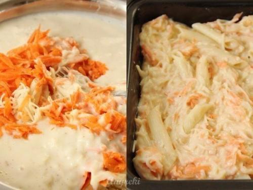 Запеканка с макаронами и сыром. 01