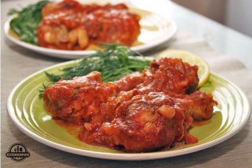Чахохбили из курицы.