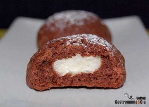 Шоколадное печенье с кокосовой начинкой. 08