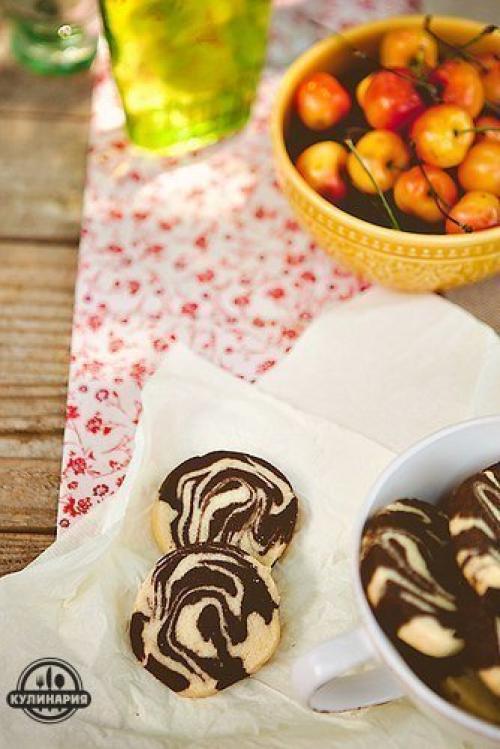 Мраморное печенье.  Вам потребуется: 09