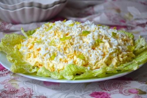 Воздушный и очень вкусный салат Невеста. 03