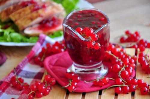 Соус из красной смородины к мясу.