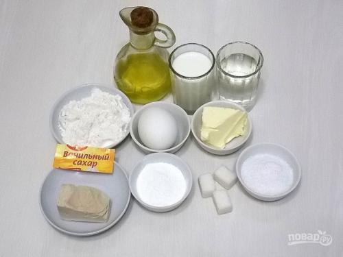 Советские пончики.  Ингредиенты: 01