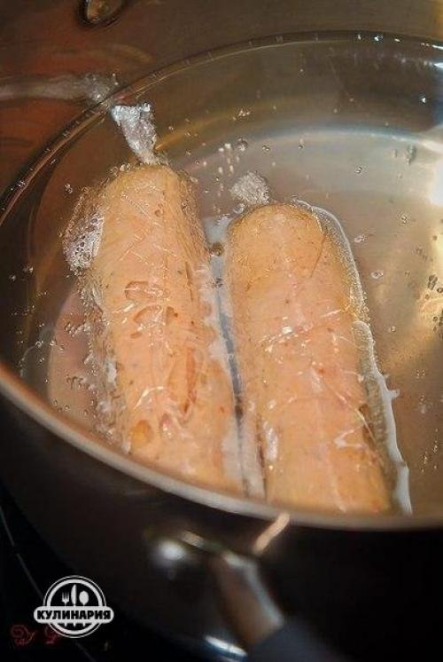 Домашние куриные сосиски. 05