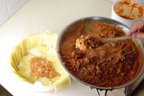 Необычная круглая лазанья: изысканное блюдо для праздничного стола. 07 Необычная круглая лазанья: изысканное блюдо для праздничного стола. 07