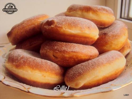 Пончики с шоколадным кремом. 05