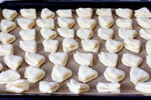 Творожное печенье Уголки. 07