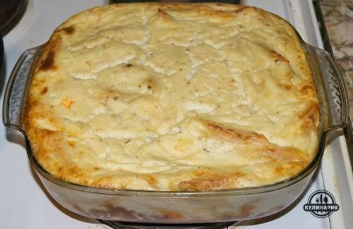 Запеканка из макарон с фаршем. 05