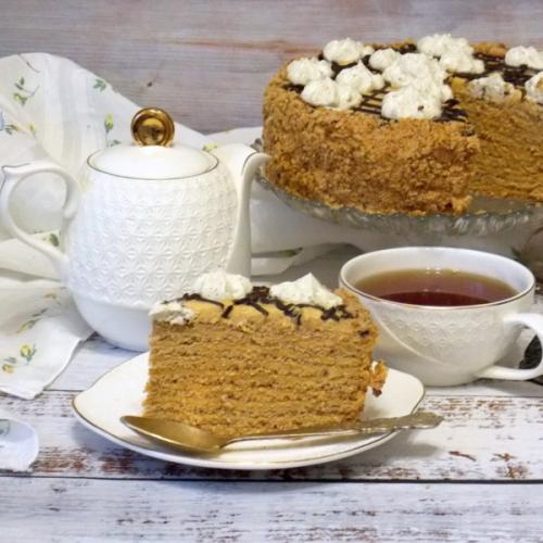 Арахисовый торт Коровка.