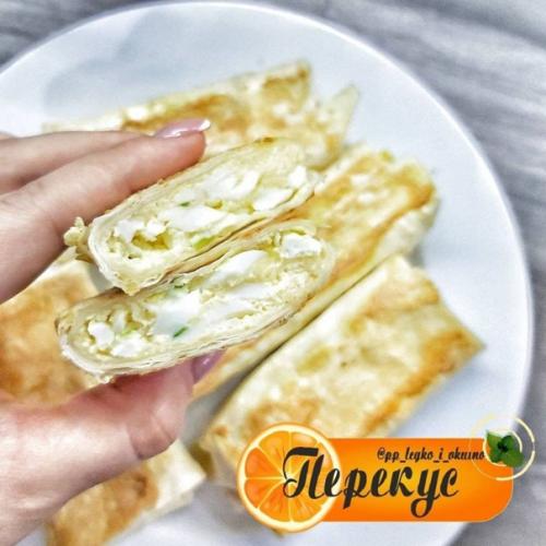 Рулетики из лаваша, в рамках пп.