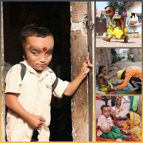 В одной из деревень Индии шестилетнего мальчика по имени праншу местные жители почитают как воплощение бога Ганеши.  