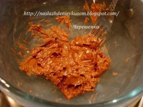 Шоколадно - творожный торт - суфле (без выпечки).