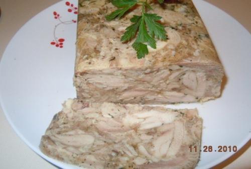 Мясо птицы к завтраку.