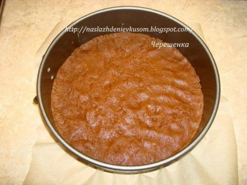 Шоколадно - творожный торт - суфле (без выпечки).