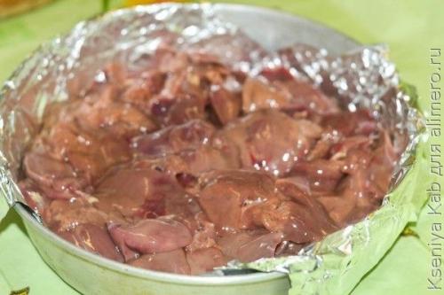 Куриная печень в духовке. 02