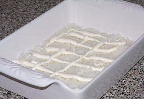 Салат Мимоза.   Ингредиенты: 02