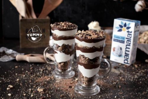 Шоколадно - ореховое парфе. 09