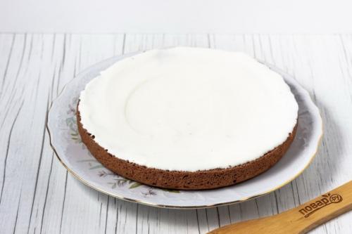 Сметанный шоколадный торт. 04