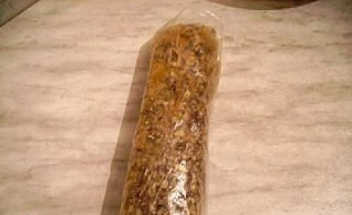 Пирожное из кукурузных палочек. 04